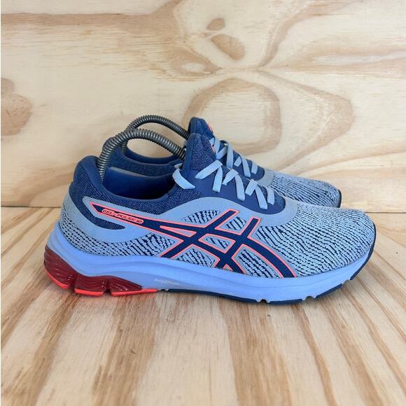 Asics - Gel-Pulse 12 Mono-Sock - Running Shoes - Blue - Women's - 9.5 - 1012A848 - Picture 1 of 9